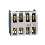 Auxiliary contact, Faston terminals,for BG... series mini-contactors, 2NO