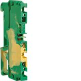 Earth terminal, 4mm², 3clamp pos.