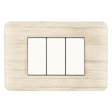 FRAME 3 MOD F/ ADAPTER 3 MOD OAK