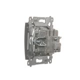Rotary-push dimmer, Bronze matt, metalic