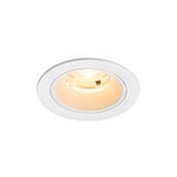 NUMINOS© S recessed ceiling light 3000K 20ø IP20 round wh