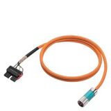 Power cable pre-assembled TYPE 6FX8002-5CS16 4X2.5 C, CONN. FULL THREAD...6FX8002-5CS16-1BJ0