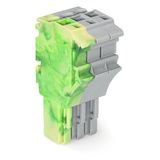 1-conductor female connector Push-in CAGE CLAMP® 4 mm² gray