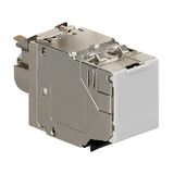 Universal module Cat.8.1/Class I, shielded, suitable for standard keystone cutouts