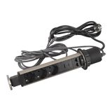 Tower 60 3 SOCKETS SCH + 2RJ45 CAT6 FTP + USB A+C WITH 2M cord