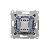 Single IT socket RJ45, category 5e, (module), black matt