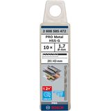 Metal drill bits HSS-G, DIN 338 1,7 x 20 x 43 mm 10 pcs.