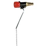Draft regulator for solid fuel boiler