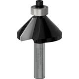 Chamfer bit, 8 mm, B 11 mm, L 14.7 mm, G 56 mm, 45°