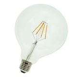 LED Filament G125 E27 240V 4W 2700K CL Dimm
