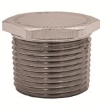 Plug Hexagonal ATEX EXE Nickel Plated Brass 1 1/4NPT Metallic Raw colo