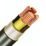 PVC Insulated Heavy Current Cable 0,6/1kV EYY-O 4x6re bk (The price is shown without markup on metals. Request a quote for accurate information)