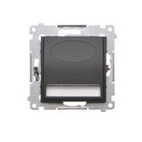 LED luminaire, 230V, black matt