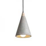 HEIDI pendant concrete/wood 230V LED E27 11W