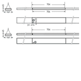Mechanical accessories Opendo H Silver 8046600