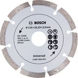 Diamond Cutting Disc ECO For Universal, 115x22.23x1.7 mm