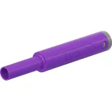 4 mm jack, solder connection, 2.5 mm², CAT II/CAT III, purple, 66.2051-26