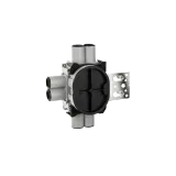 BUILT-IN WALL BOX 1,5 9/12mm 6-INLETS VERTICAL 48-PACK