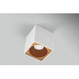 PLAFONIERA LED ESSENZA QUBE BIANCA/GOLD