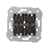 Illuminated switch double / double two-way, 10AX