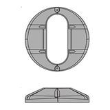 AMON COVER FOR ANTHRACITE FLANGE PLATE