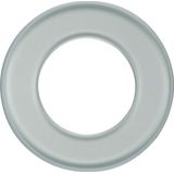 Glass frame 1gang, clear glossy