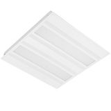MODUS ID, recessed into raster - modul 600, square A, perforated, opal cover, 2x LED 840, non-dim driver 700mA, ISODOM3