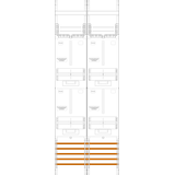 Counter field Z216, 2 fields, H=1350mm, 4-3.HZ (Z216)