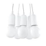HANGING LAMP DIEGO 5 WHITE E27 5X60W IP20
