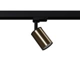 TRACK LAMP 3 PHASE MOVABLE WINX BLACK/GOLD GU10 4000K 7W 530LM