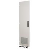 XLSD3L146 Section door, ventilated IP31, hinges left, HxW = 1400 x 600mm, grey
