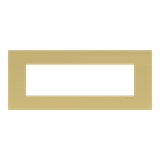 Frame - 1-gang / 7-modules - Niessen logo - Noble - Matt Gold