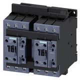 Reversing contactor assembly AC-3, 18.5 kW/400 V, 110 V AC, 2 NO integr.