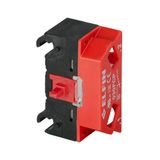 Contact block N.C. , protected