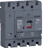 Moulded Case Circuit Breaker h3+ P250 TM ADJ 4P4D N0-100% 50A 70kA FTC