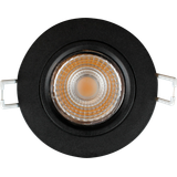 HALUX LED Slim Downlight 6W Dimmable CCT 2700K/3000K 461Lm 36° CRI>95 Flicker-Free Cutout 68 mm (Internal Driver Included) IP44 IK04 Black