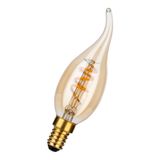 Spiraled Basic C35 Cosy E14 3W 2000K Gold DIM 240V