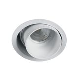 WHITE ADJUSTABLE GU10 10W DARK LIGHT