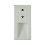 WHITE LED STEP MARKER, WHITEK S44, WHITE COLOUR, MULTI-VOLTAGE - MATT FINISH - 1 MOD.