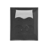Quadruple socket outlet with earthing IP44 version - transparent flap, 16A, quick connection, black matt