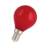 LED Ball G45 E14 240V 1W Red