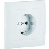 SAFETY EARTH SOCKET (SCHUKO TYPE) WHITE
