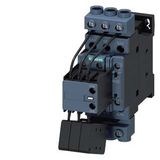 capacitor contactor, AC-6b 33 kVAr, / 400 V, 3-pole, 230 V AC, 50/60 Hz, auxiliary contacts: 1 NO + 2 NC, screw terminal, size: S0