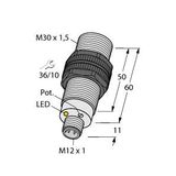 Capacitive Sensor For the Detection of Dry Pellets   BCC10-S30WD-AP4X-H1141