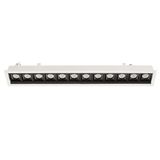 Downlight Bento Standard 12 LEDS Trim 24.4W LED warm-white 3000K CRI 90 35º White IP23 1715lm