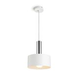 GIULIA 20 pendant white chrome 230V LED E27 15W