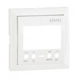 COV PLATE F/ONE CIRC DIG TIME SWITCH MATTE WH