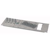 XMN240806-BF Mounting plate for  W = 600 mm, NZM2, vertical