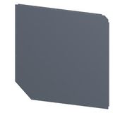 SIVACON, floor, for corner cubicle, IP55, D: 800 mm, zinc-plated