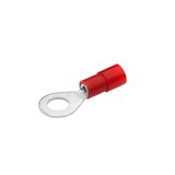 Insulated ring terminal M5, red, 0.5-1 mm²